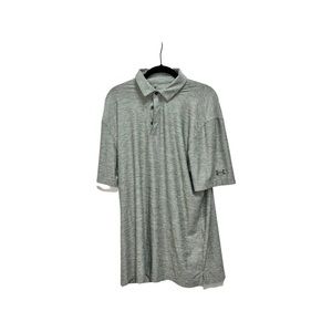 Under Amour Grey Mens Golf Polo Size Large